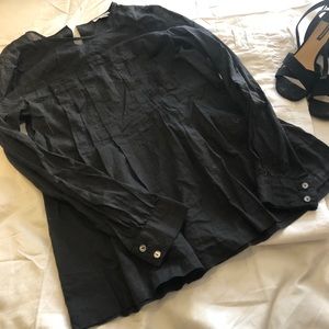 BNWOT Vince pleated top